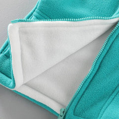 3 to 10 Years Teenager Outwear Waistcoats Sleeveless Jackets Children's Vest For Boy Girl Polar Fleece Baby Kid Vest Warm Winter - SHOWLU FASHION STORE