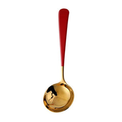304 Stainless Steel Long Handle Soup Spoon Colander Hot Pot Ramen Scoop Bouillon Tablespoons Skimmer Kitchen Dishes Tableware - SHOWLU FASHION STORE