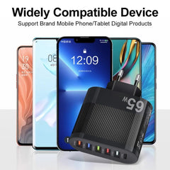 3.1A 5Ports USB Charger PD Charging Adapter For Xiaomi iPhone 13 Samsung Mobile Phone Plug Charging QC 3.0 Wall Charger - SHOWLU FASHION STORE