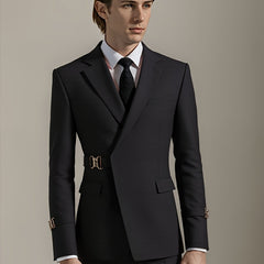 Men'S Suits Slim Fit 2pcs Blazer Wedding Prom Tuxedo Jacket Pants Set