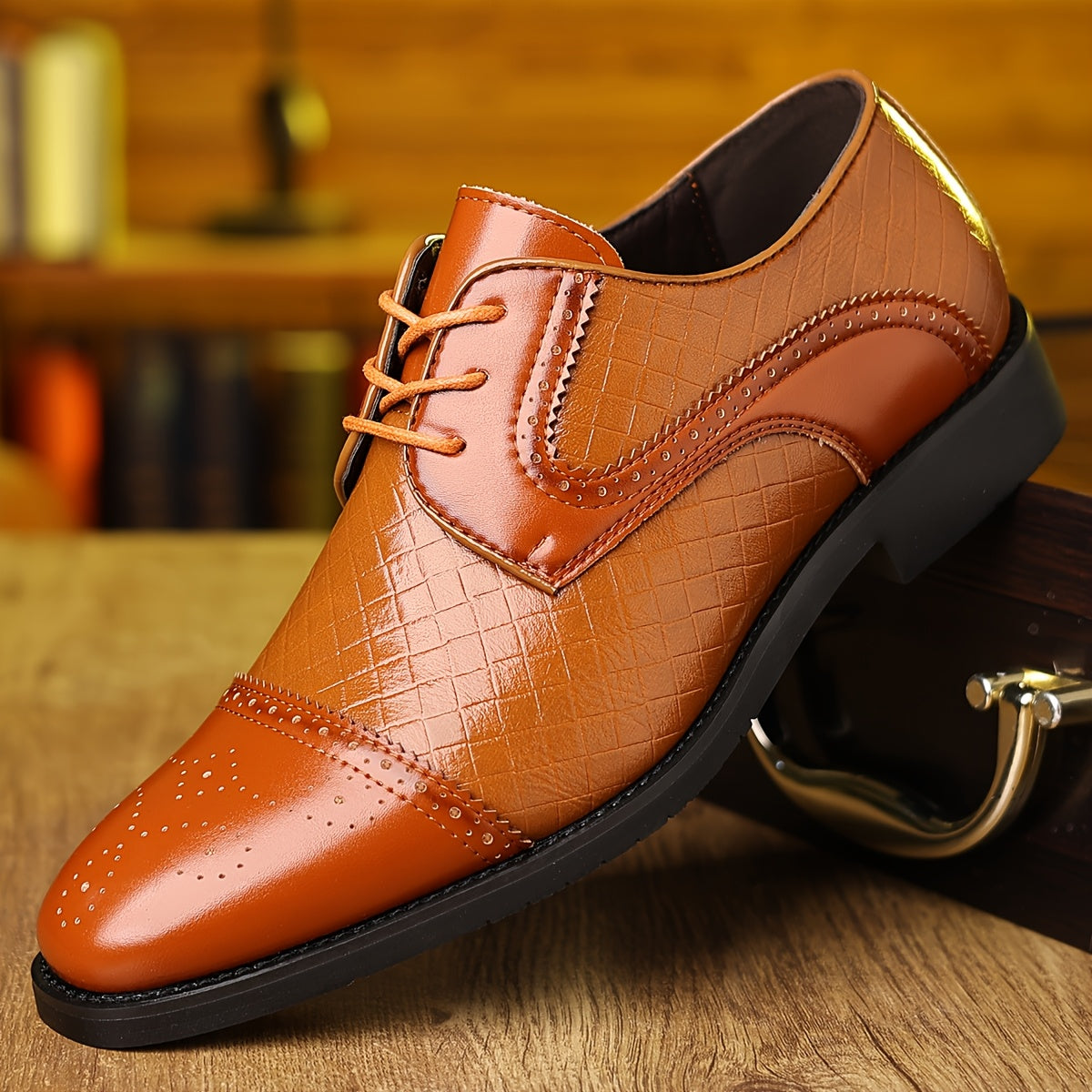 Spring New Men'S Fashion Business Formal Shoes Men'S Shoes English Shoes European Version Single Shoes SHOWLU FASHION STORE