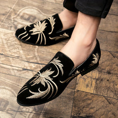 British Nightclub Pointed Toe Business Casual Shoes SHOWLU FASHION STORE