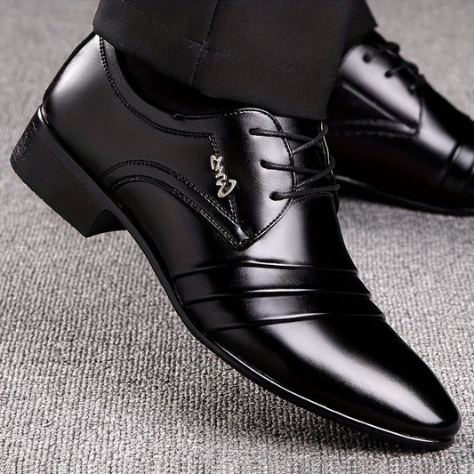 Men's Business Shoes, Elegant Dress Shoes for Party Wedding Business Meeting SHOWLU FASHION STORE