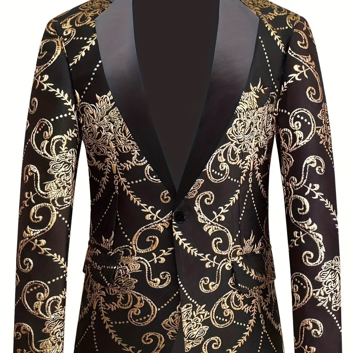 [3D Patterned Casual Suit] 3D Patterned Men's Casual Suit - for Nightclub Party Wedding - SHOWLU FASHION STORE