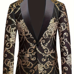 [3D Patterned Casual Suit] 3D Patterned Men's Casual Suit - for Nightclub Party Wedding - SHOWLU FASHION STORE