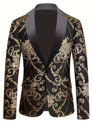 [3D Patterned Casual Suit] 3D Patterned Men's Casual Suit - for Nightclub Party Wedding - SHOWLU FASHION STORE