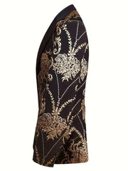 [3D Patterned Casual Suit] 3D Patterned Men's Casual Suit - for Nightclub Party Wedding - SHOWLU FASHION STORE