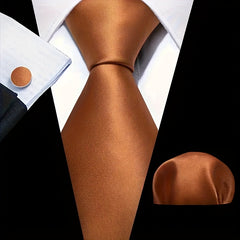 A Set Of 3 Men'S Black, Red, And Blue Solid Color Ties Is An Ideal Choice For Business Events, Weddings, Father'S Day, Valentine'S Day, And Various Holidays As Gifts