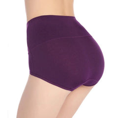 3Pcs Plus Size Cotton Panties for Women High Waist Abdominal Underwear Seamless Briefs Girls Underpant Intimates Female Lingerie - SHOWLU FASHION STORE