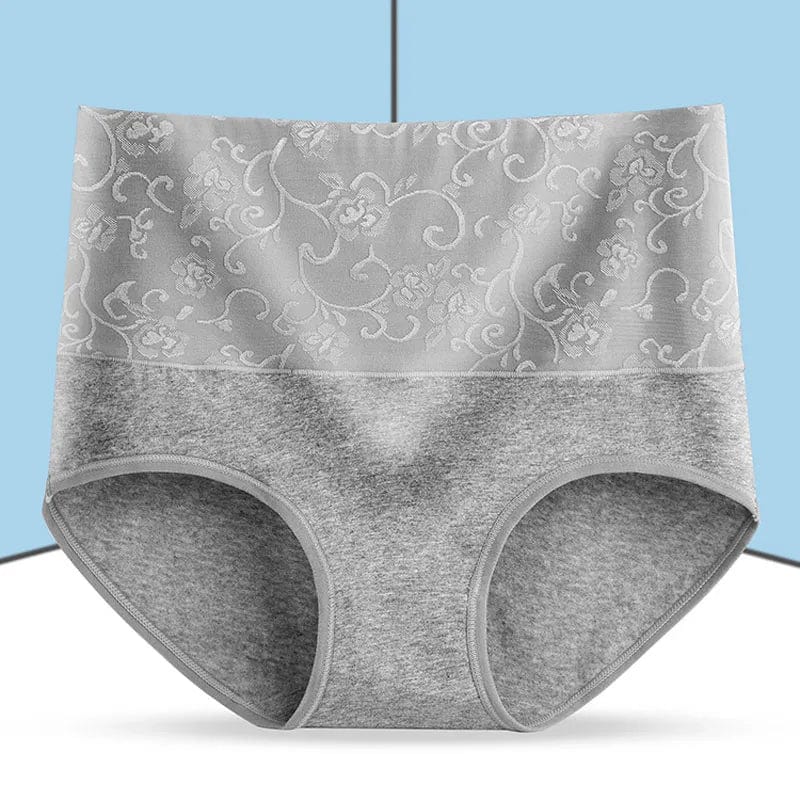 3Pcs Plus Size Cotton Panties for Women High Waist Abdominal Underwear Seamless Briefs Girls Underpant Intimates Female Lingerie - SHOWLU FASHION STORE