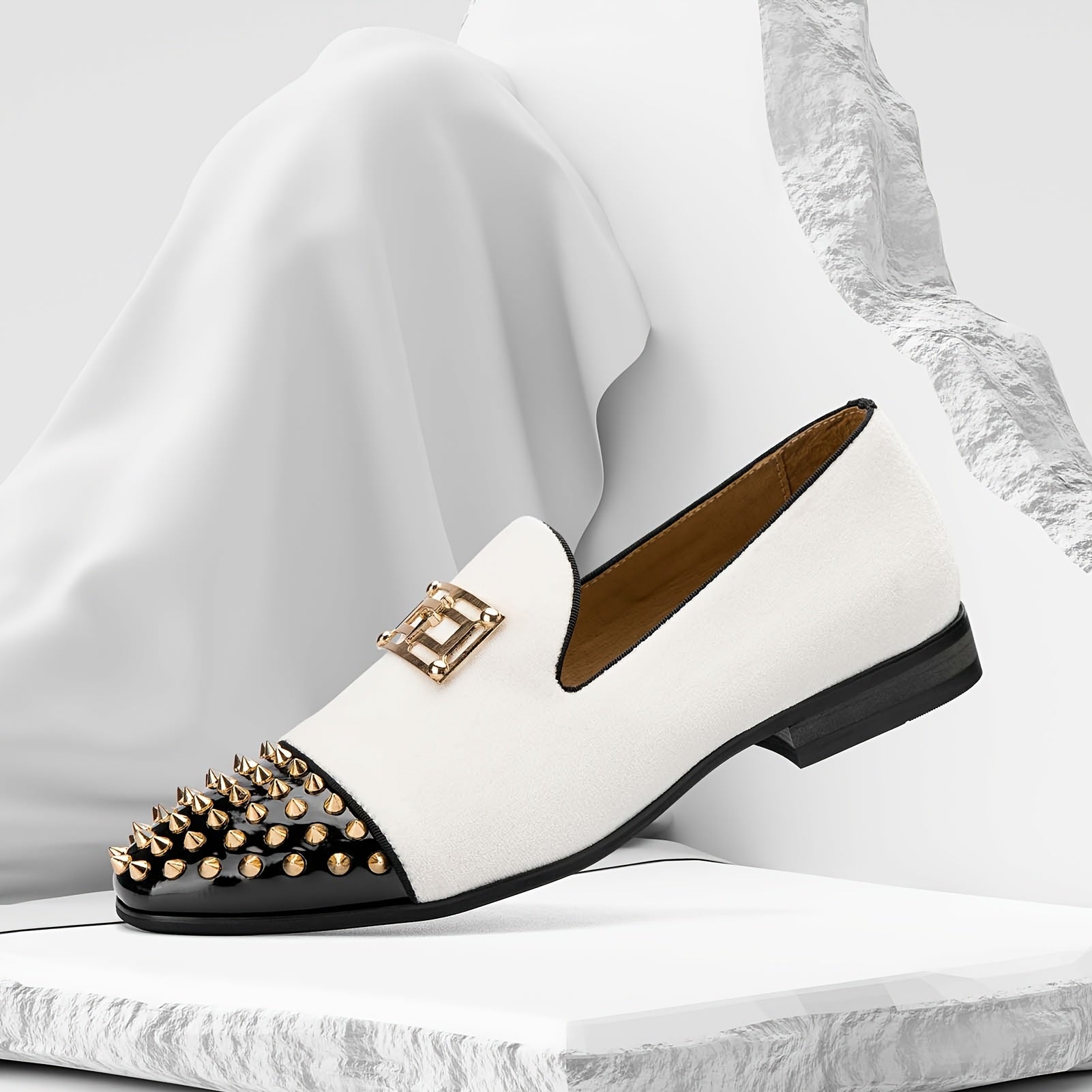 Men's Elegant Wedding Loafers Casual Lightweight Shoes SHOWLU FASHION STORE