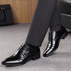 Men's Business Shoes, Elegant Dress Shoes for Party Wedding Business Meeting SHOWLU FASHION STORE