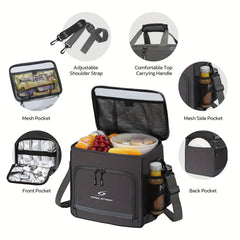Lunch Box for Men, Insulated Lunch Bag Women/Men, Leakproof Lunch Cooler Bag, Lunch Tote Bag SHOWLU FASHION STORE
