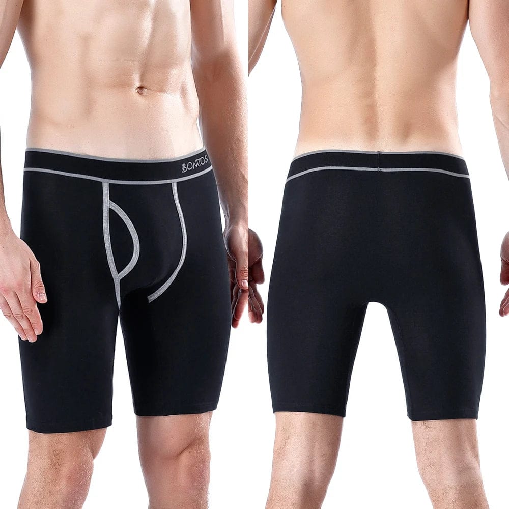 5pcs 2023 New Style Cotton Boxer Long Leg Underwear For Man Shorts Big Size And Panties Homme Luxury Brand Boxerhomme Underpants - SHOWLU FASHION STORE