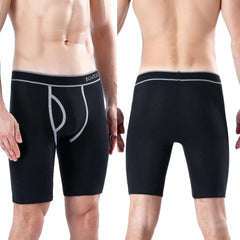 5pcs 2023 New Style Cotton Boxer Long Leg Underwear For Man Shorts Big Size And Panties Homme Luxury Brand Boxerhomme Underpants - SHOWLU FASHION STORE