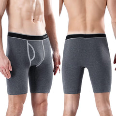 5pcs 2023 New Style Cotton Boxer Long Leg Underwear For Man Shorts Big Size And Panties Homme Luxury Brand Boxerhomme Underpants - SHOWLU FASHION STORE