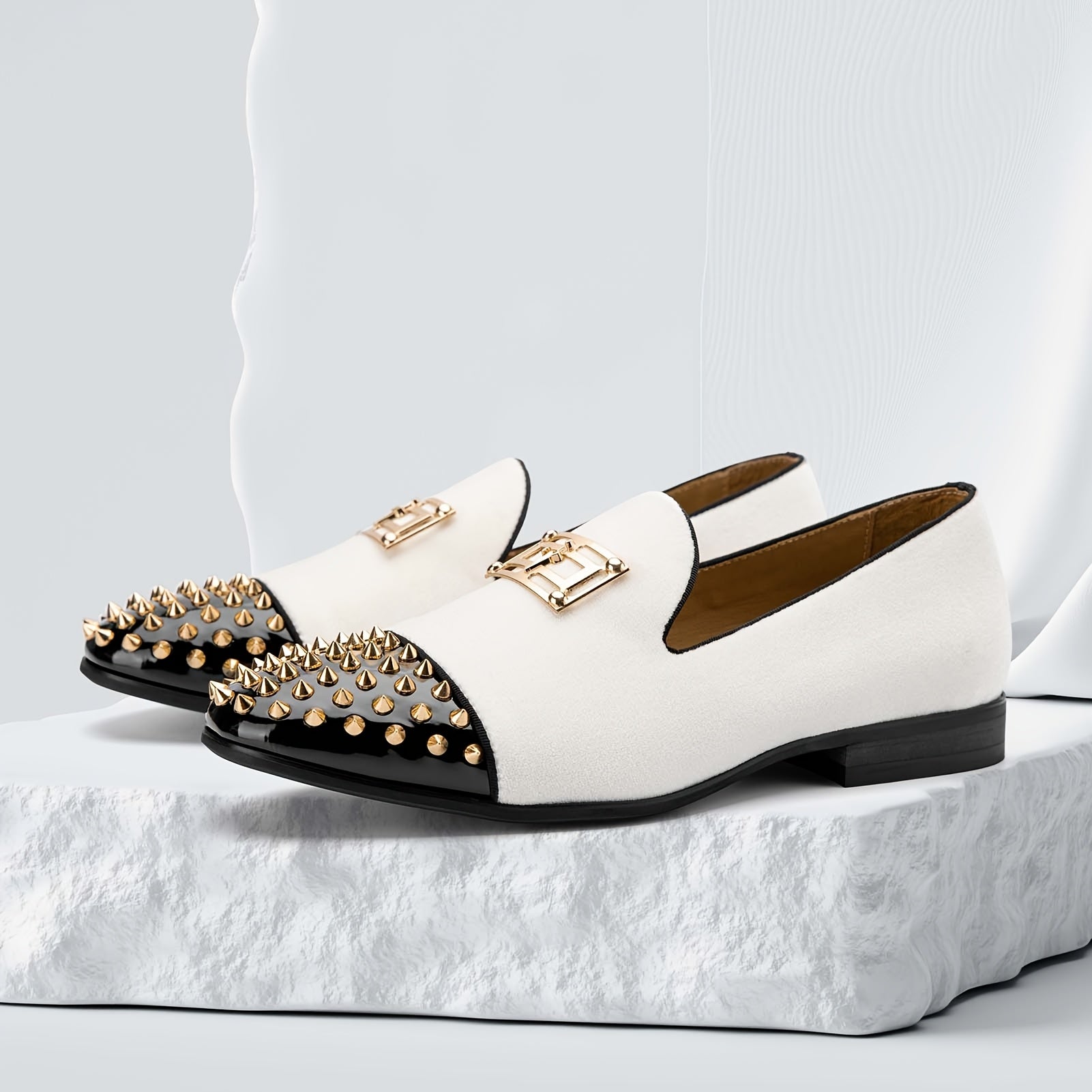 Men's Elegant Wedding Loafers Casual Lightweight Shoes SHOWLU FASHION STORE
