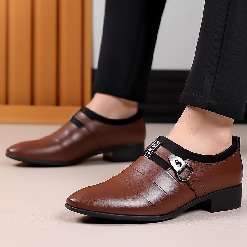 New Korean Version Men's Business Formal Shoes - Large Size Pointed Toe Casual Shoes 2024 SHOWLU FASHION STORE