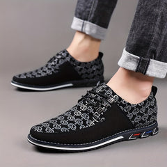 Men's Fashion Lace-up Dress Shoes, Non-slip Casual Shoes SHOWLU FASHION STORE