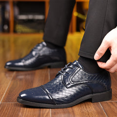 Spring New Men'S Fashion Business Formal Shoes Men'S Shoes English Shoes European Version Single Shoes SHOWLU FASHION STORE