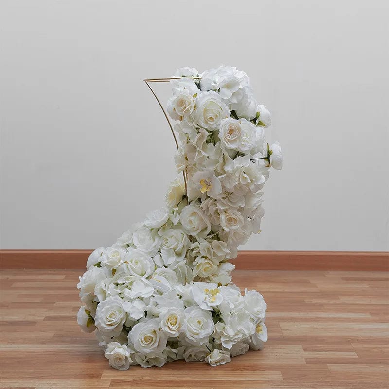 70/60/50/40cm Wedding Table Centerpiece Ball White Rose Orchid Hydrangea Flower Arrangement Party Road Lead Props Window Display - SHOWLU FASHION STORE