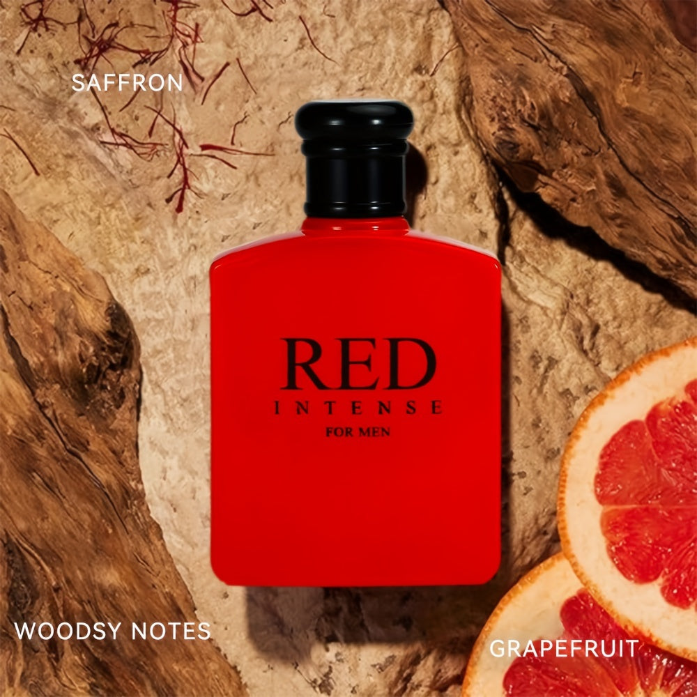 3.4 Oz Men'S Eau De Toilette Spray - Men'S Cologne - Woody & Spicy Masculine Scent - with Cranberry, Italian Lemon And Grapefruit - Medium Intensity Perfume, Valentine'S Day And Other Festivals SHOWLU FASHION STORE