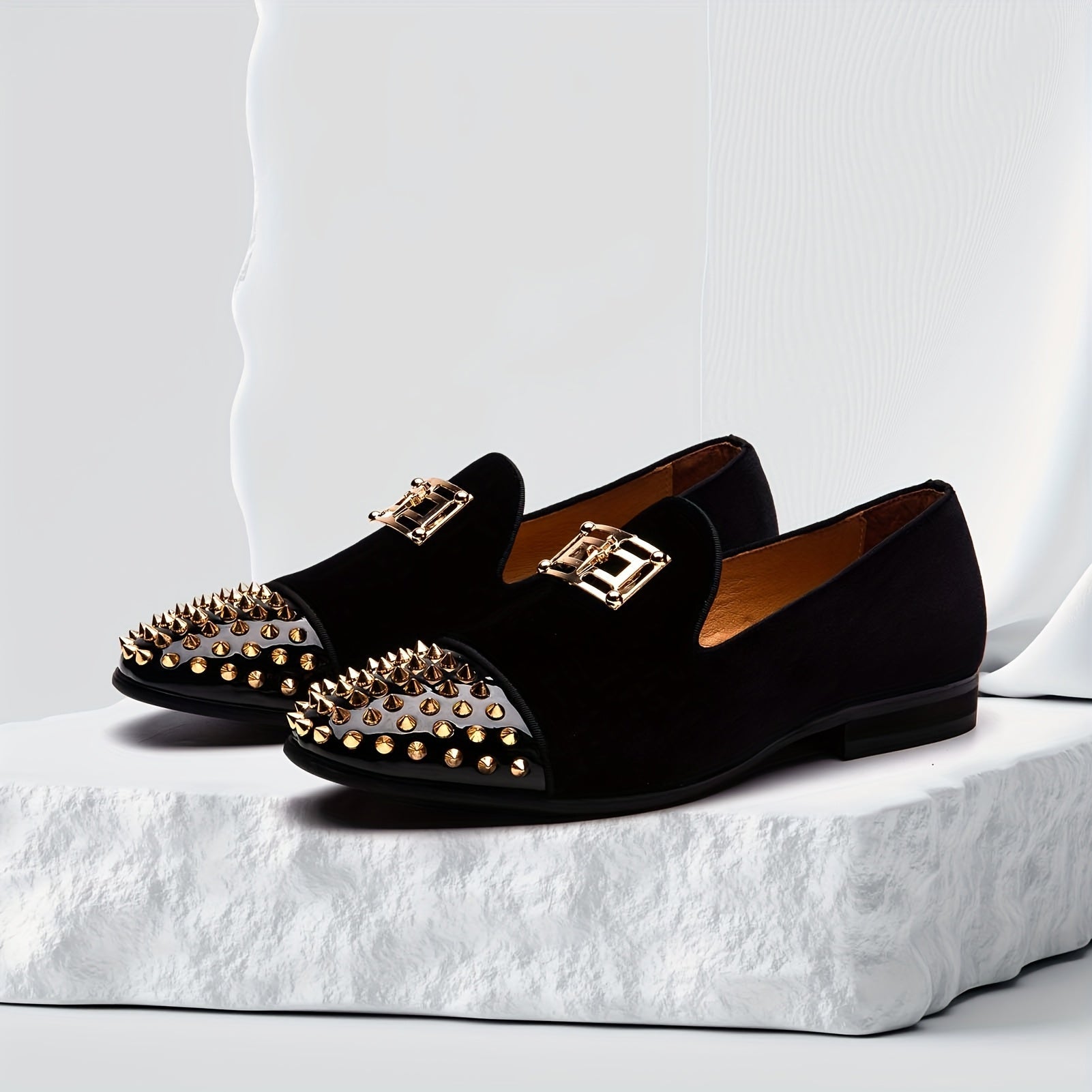 Men's Elegant Wedding Loafers Casual Lightweight Shoes SHOWLU FASHION STORE