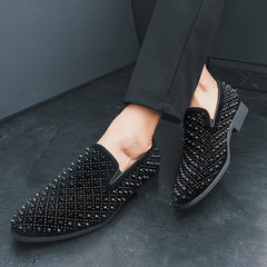 Men's Trendy Slip-On Loafers - Casual & Stylish, Breathable with Rubber Sole for All Seasons SHOWLU FASHION STORE