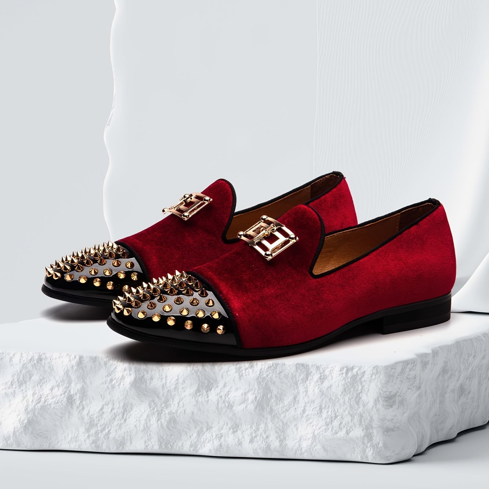 Men's Elegant Wedding Loafers Casual Lightweight Shoes SHOWLU FASHION STORE