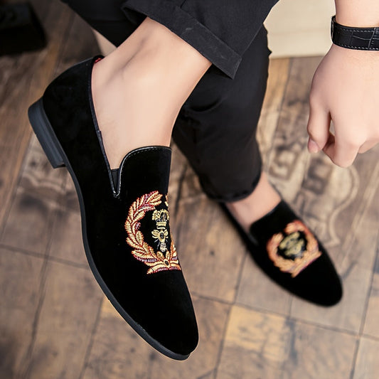 [Comfortable Sleek Loafers] Comfortable Sleek Men's Loafers - Slip-On Casual Faux Shoes with Rubber Sole, Stylish SHOWLU FASHION STORE