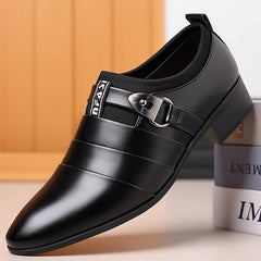 New Korean Version Men's Business Formal Shoes - Large Size Pointed Toe Casual Shoes 2024 SHOWLU FASHION STORE