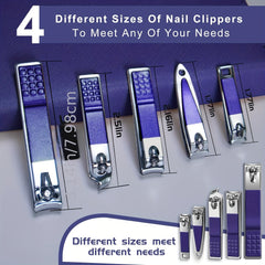 Manicure Set 30-Piece Nail Clippers Pedicure Kit Manicure Kit Professional Nail Kit for Toenail Fingernail Facial Care