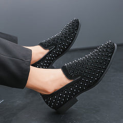 Men's Trendy Slip-On Loafers - Casual & Stylish, Breathable with Rubber Sole for All Seasons SHOWLU FASHION STORE