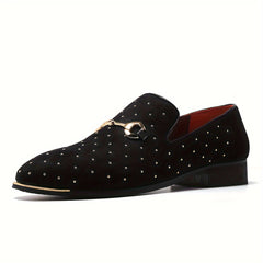 Plus Size Mens Comfy Slip-On Loafers - Soft Upper, Non-Slip Durable Rubber Sole, Breathable Lining, Formal yet Casual, Ideal for Outdoor Activities and Daily Wear SHOWLU FASHION STORE