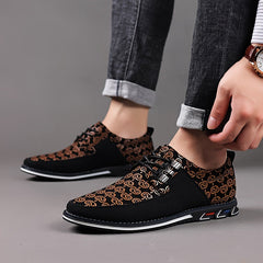 Men's Fashion Lace-up Dress Shoes, Non-slip Casual Shoes SHOWLU FASHION STORE