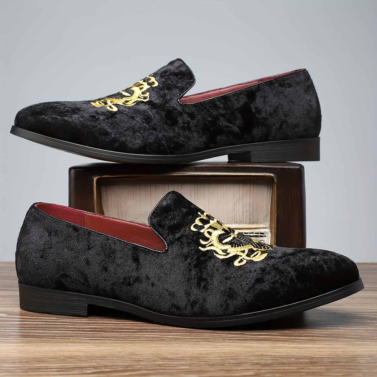 [Casual Loafers ZL02] Casual Loafers ZL02 - Solid Color, Low Top Slip-On Shoes, Comfortable Business Casual Footwear SHOWLU FASHION STORE