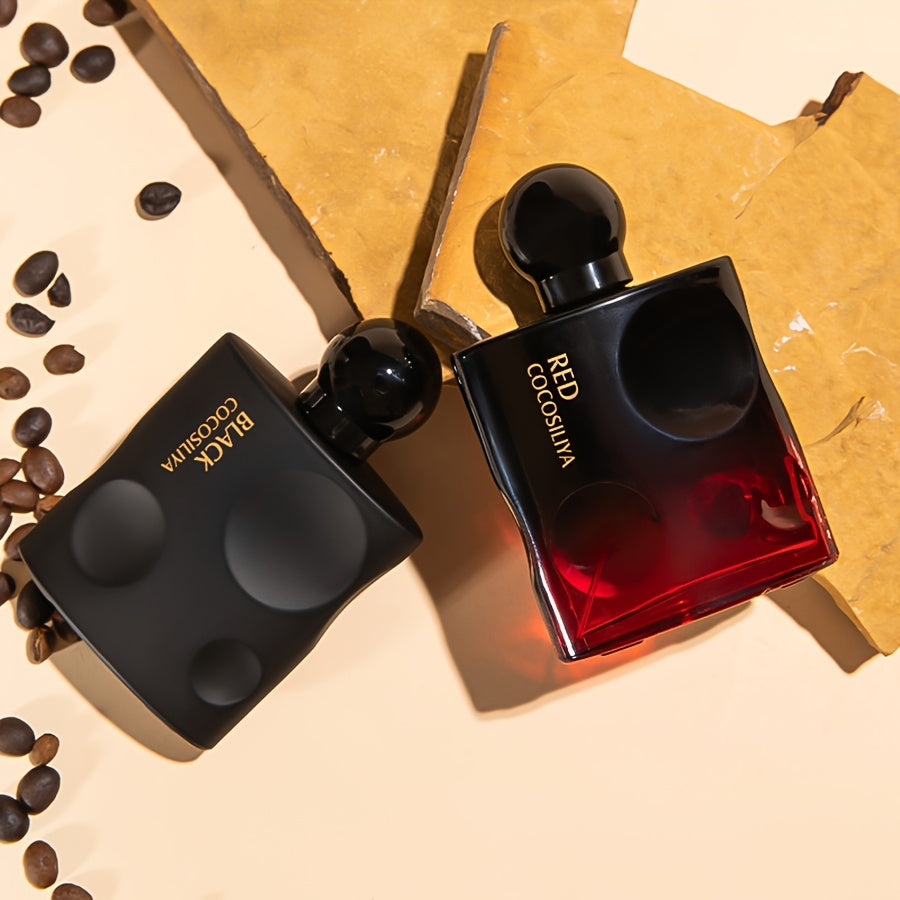 Black & Red Floral & Fruity Woody Eau De Parfum for Men and Women - Long-Lasting Fragrance Spray, 5-15% Perfume Concentration, Alcohol-Based, Talc-Free, Ideal for Parties, Dates, and Gifts SHOWLU FASHION STORE