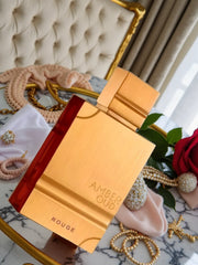 Al Haramain Amber Oud Rouge Eau de Parfum – Bold Amber Floral Scent for Night Out, Date, or Party Wear – Unisex Elegance