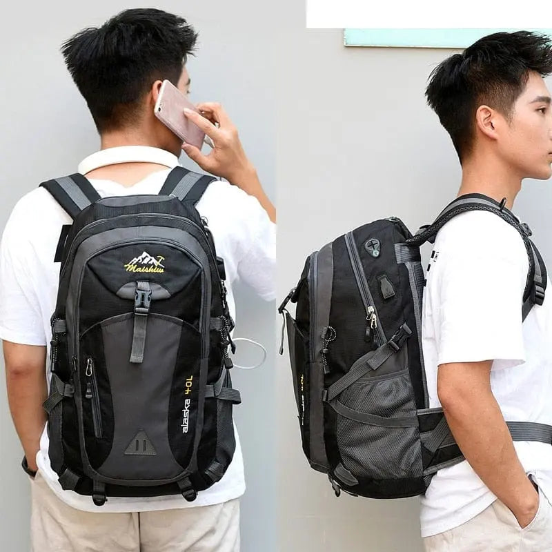 Showlu Fashion Store 0 Anti-theft Mountaineering Waterproof Backpack Men Riding Sport Bags Outdoor Camping Travel Backpacks Climbing Hiking Bag For Men