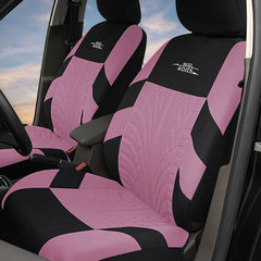 Showlu Fashion Store 0 AutoYouth Car Seat Covers Full Set Premium Cloth Universal Fit Automotive Low Back Front Airbag Compatible Split Bench Rear Seat