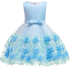 Baby Kids Tutu Birthday Princess Party Dress for Girls Infant Lace Children Elegant Dress Clothing for Girl Baby Girls Clothes - SHOWLU FASHION STORE