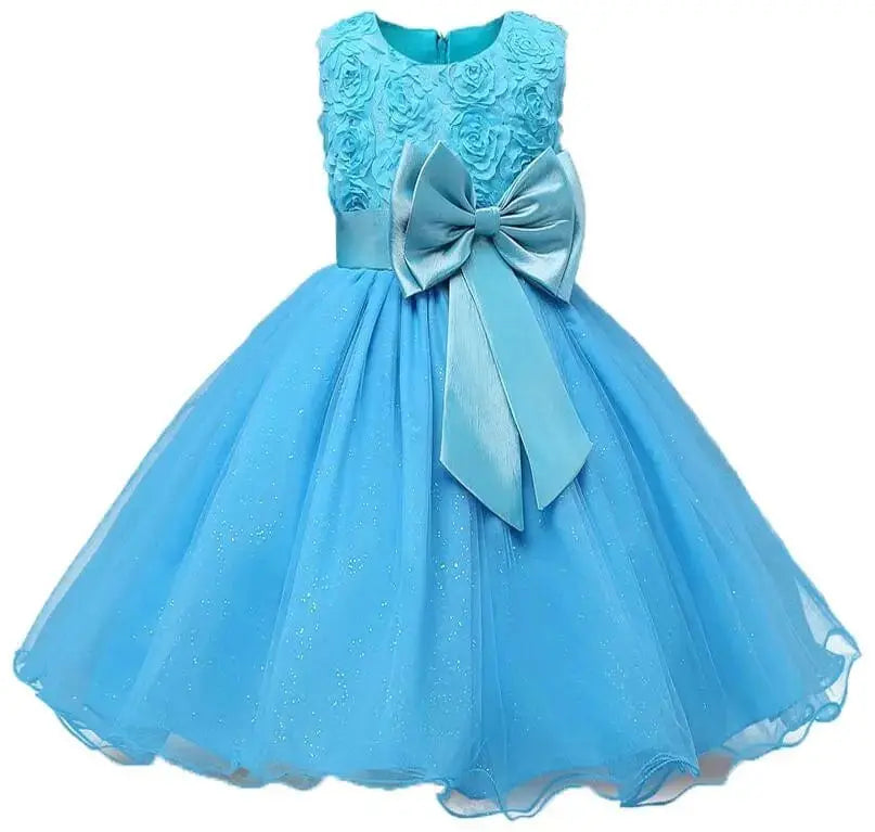 Baby Kids Tutu Birthday Princess Party Dress for Girls Infant Lace Children Elegant Dress Clothing for Girl Baby Girls Clothes - SHOWLU FASHION STORE