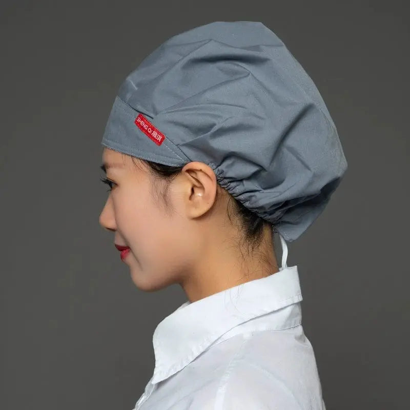 Chef Cap Women's Kitchen Household Cooking Cooking Cooking Anti - Smoke Anti - Hair Loss Catering Hygiene Cap Workshop Dust Protection Cap Breathable - SHOWLU FASHION STORE