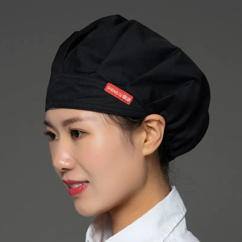 Chef Cap Women's Kitchen Household Cooking Cooking Cooking Anti - Smoke Anti - Hair Loss Catering Hygiene Cap Workshop Dust Protection Cap Breathable - SHOWLU FASHION STORE