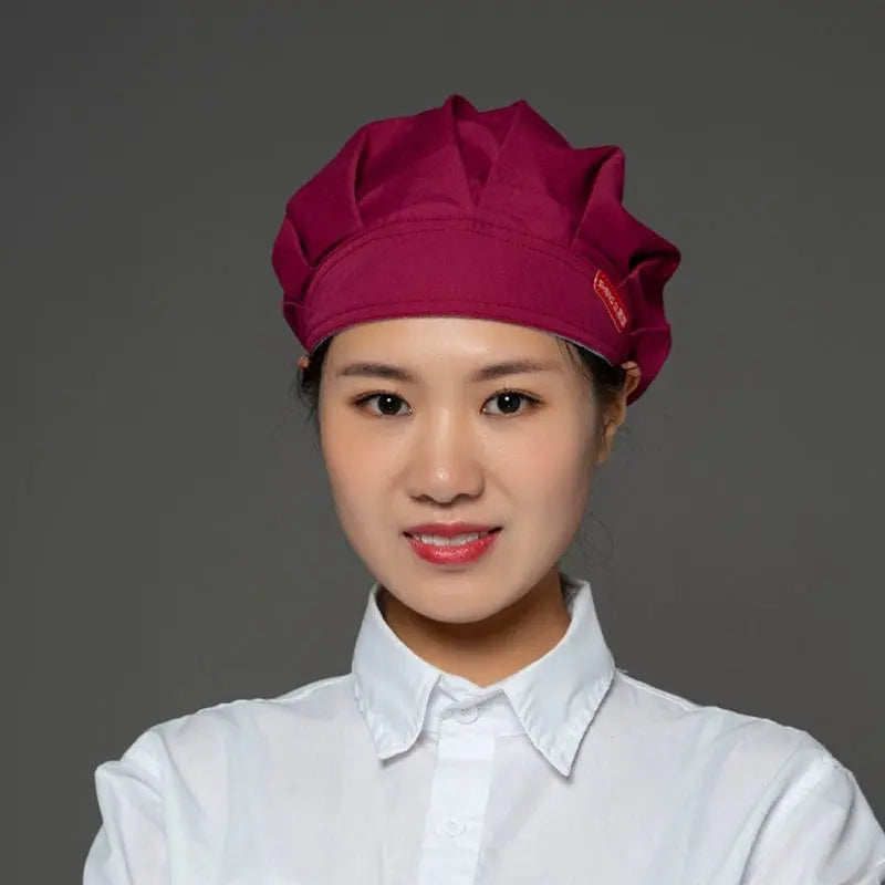 Chef Cap Women's Kitchen Household Cooking Cooking Cooking Anti - Smoke Anti - Hair Loss Catering Hygiene Cap Workshop Dust Protection Cap Breathable - SHOWLU FASHION STORE