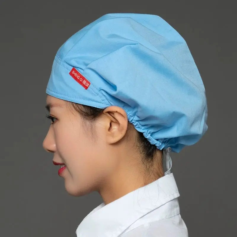 Chef Cap Women's Kitchen Household Cooking Cooking Cooking Anti - Smoke Anti - Hair Loss Catering Hygiene Cap Workshop Dust Protection Cap Breathable - SHOWLU FASHION STORE