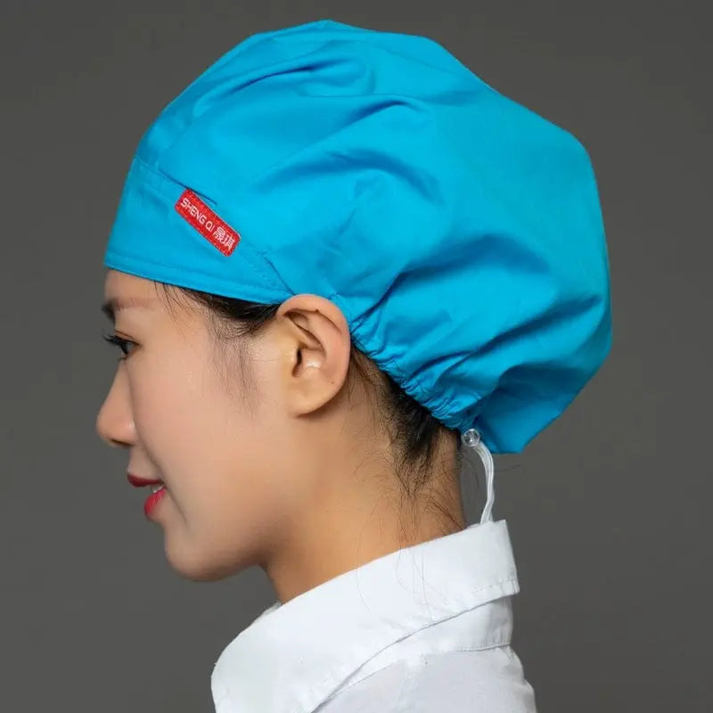 Chef Cap Women's Kitchen Household Cooking Cooking Cooking Anti - Smoke Anti - Hair Loss Catering Hygiene Cap Workshop Dust Protection Cap Breathable - SHOWLU FASHION STORE