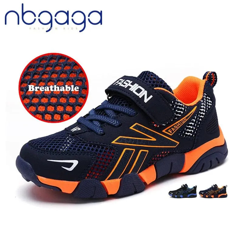Showlu Fashion Store 0 Children Boys Shoes School Sports Summer Mesh For Kids Tennis Casual Sneakers Children's Boy Running 7-12 Years Tenis Platform