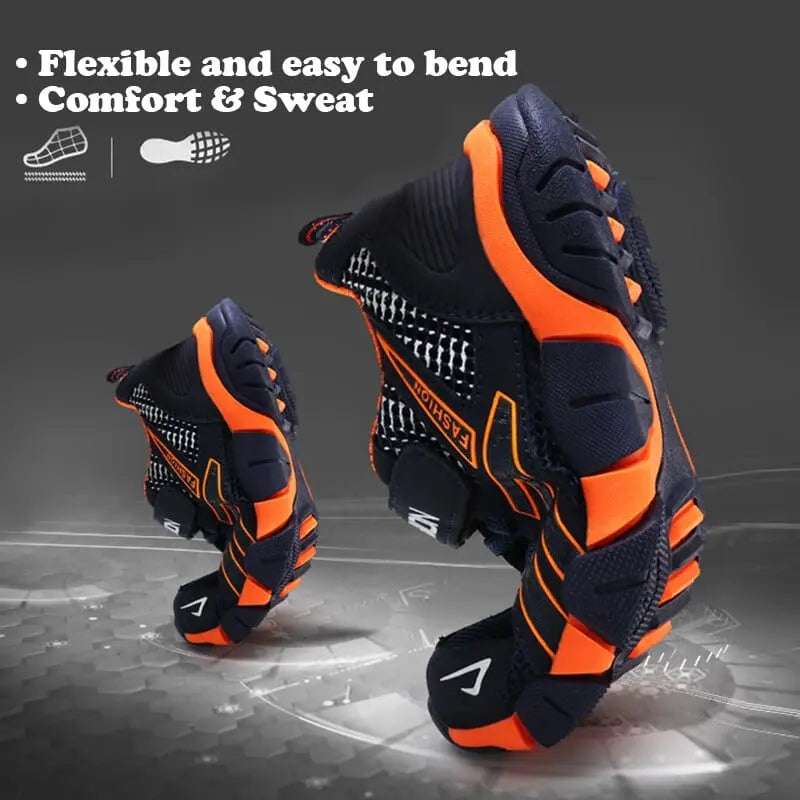 Showlu Fashion Store 0 Children Boys Shoes School Sports Summer Mesh For Kids Tennis Casual Sneakers Children's Boy Running 7-12 Years Tenis Platform