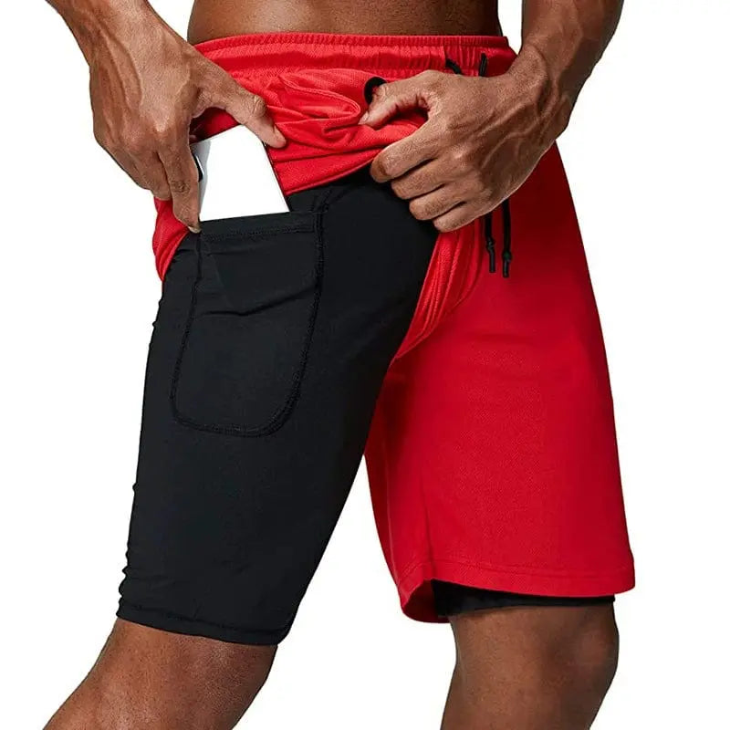 Crazy Muscle Workout Personalized Trendy Quick - Dry Men's Shorts - SHOWLU FASHION STORE